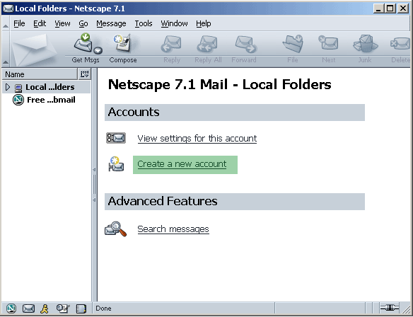 Netscape mail 1